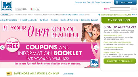 Food Lion 'Beautiful' Carousel Ad