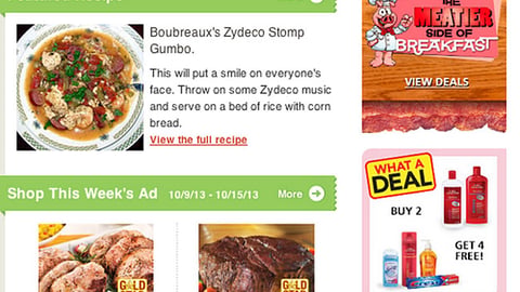 Bi-Lo P&G 'Early Detection' Email Ad