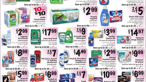 Winn-Dixie P&G 'Early Detection' Feature