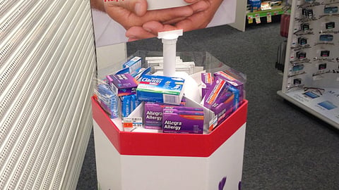 CVS 'Because Allergies Happen' Dump Bin