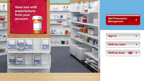 CVS iPad Pharmacy Page