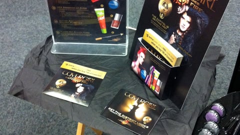 CoverGirl 'Catching Fire' Counter Cards