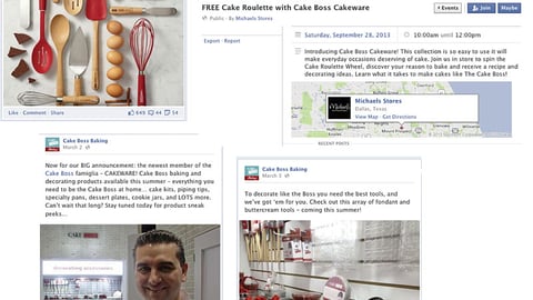 'Cake Boss' Facebook Pages