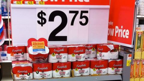 Campbell Soup 'Stamp Out Hunger' Sign