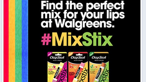 ChapStick MixStix Walgreens Facebook Update