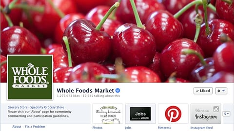 Whole Foods 'Cherry Fest' Facebook Graphic