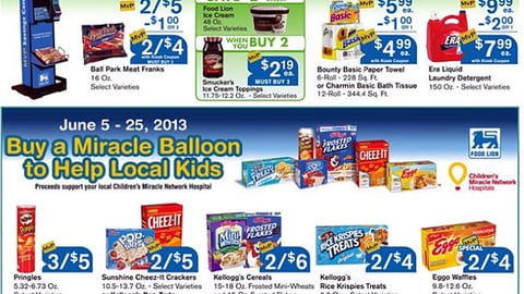 Food Lion Kellogg Children's Miracle Network Feature