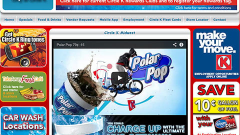 Circle K Midwest 'NYC Getaway' Home Page Ad