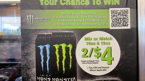 Monster Circle K Sweeps Cooler Cling