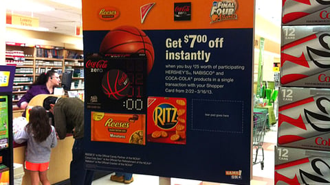 Coca-Cola Ahold 'March Madness' Pole Topper