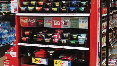 Coca-Cola Kroger 'Build Your Pack' Endcap