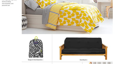 JCPenney 'College Budget' Page 