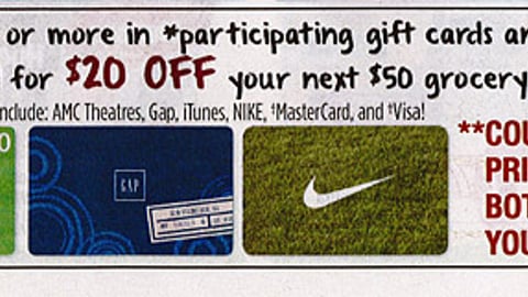 Jewel-Osco 'Back to School' Gift Card Feature 