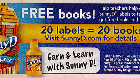 Jewel-Osco SunnyD 'Earn & Learn' Feature 