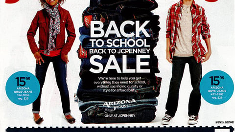 JCPenney 'Back to School' Feature 