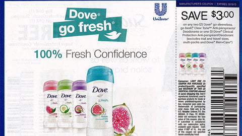 Dove 'Fresh Confidence' FSI
