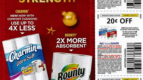 Charmin Bounty 'Comfort and Strength' FSI