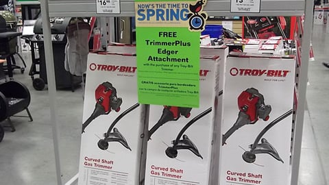 Lowe's 'Now's the Time to Spring' Merchandising