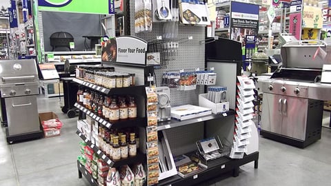 Lowe's Grilling Display