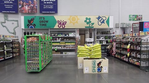 Lowe's 'Now's the Time to Spring' Seasonal Department