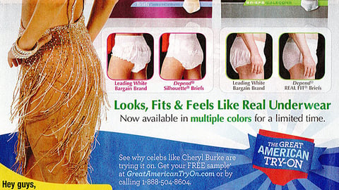 Depend 'Great American Try-On' FSI