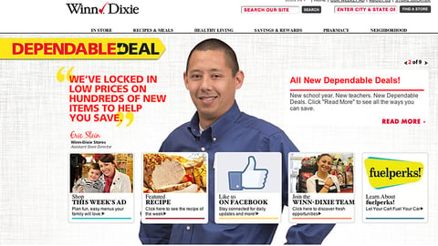 Winn-Dixie 'Dependable Deal' Carousel Ad