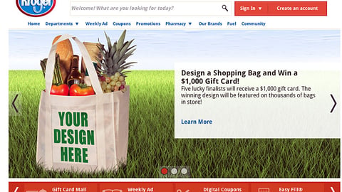 Kroger 'Design a Shopping Bag' Carousel Ad