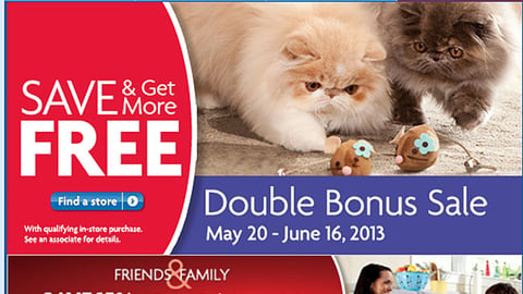 PetSmart 'Double Bonus Sale' Email Ad