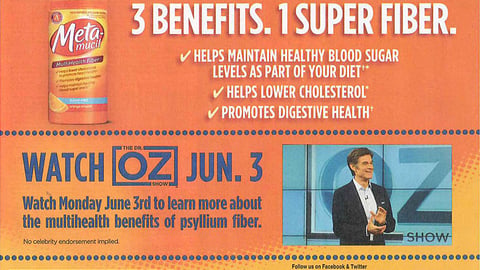 Metamucil 'The Dr. Oz Show' FSI