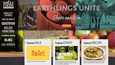 Whole Foods 'Earthlings' Carousel Ad