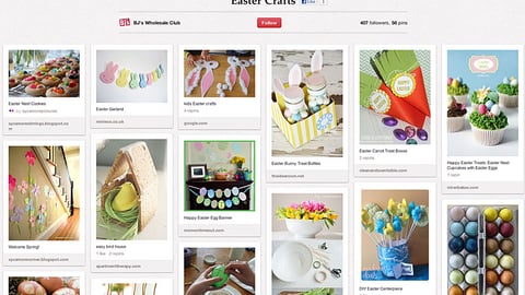 BJ's 'Easter Crafts' Pinterest Board