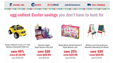 Meijer 'Egg-cellent Easter' Email