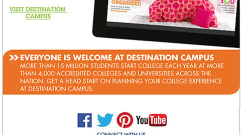 Bed Bath & Beyond Back to School Email