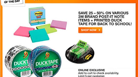 Home Depot 'Special Buy of the Day' Email