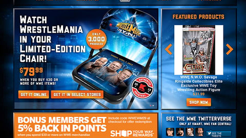 Kmart 'Fan Central' Landing Page