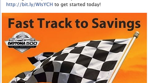 Kroger 'Fast Track to Savings' Facebook Update