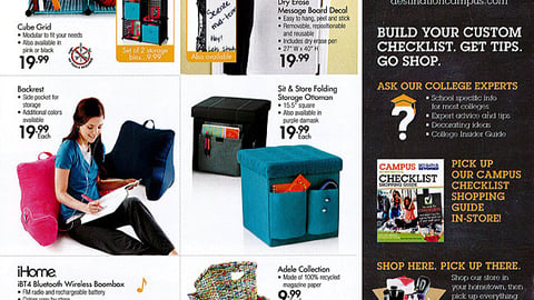 Bed Bath & Beyond Back to School Features