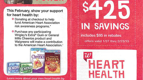 Walgreens February 2013 Coupon Book Cover