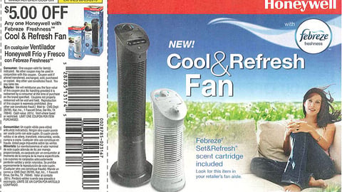 Febreze Honeywell 'Cool & Refresh' FSI