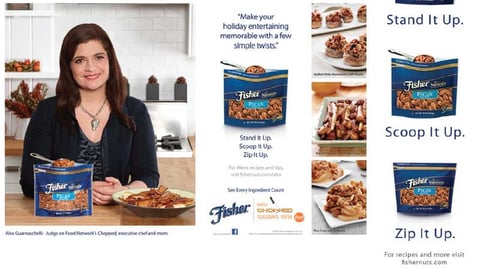 Fisher Nuts Standup Packaging