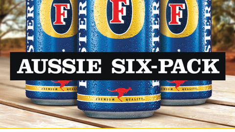 Foster's 'Aussie Six-Pack' Sign