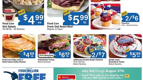 Food Lion 'Free Gas' Feature