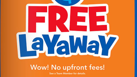 Toys "R" Us 'Free Layaway' Feature