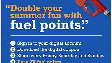 Kroger 'Fuel Points Weekends' Facebook Update