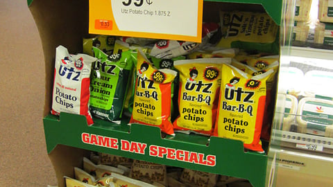 Utz 'Game Day Specials' Shipper