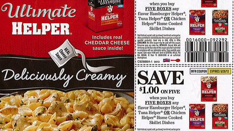 Ultimate Hamburger Helper Launch FSI