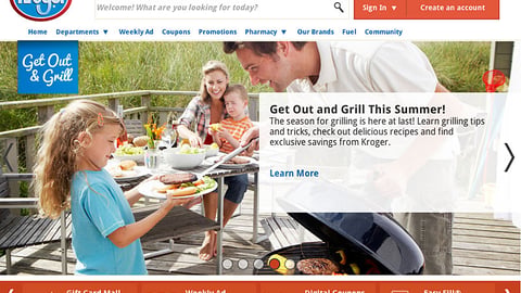 Kroger 'Get Out & Grill' Carousel Ad