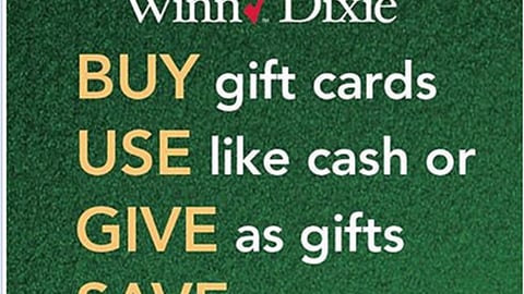 Winn-Dixie 'Buy Gift Cards' Facebook Update