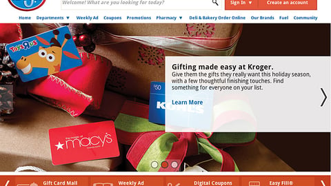 Kroger 'Gifting Made Easy' Carousel Ad