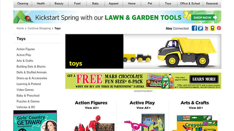 Dollar General Kotex 'Girls' Country Getaway' Display Ad